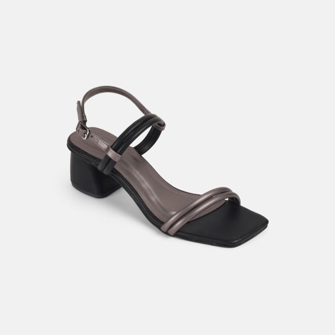 Mochi Women Black Casual Sandals