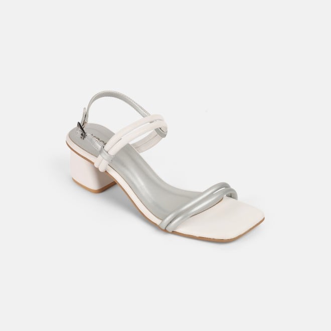 Mochi Women Silver Casual Sandals