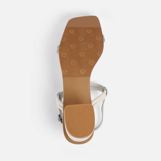 Mochi Women Silver Casual Sandals (SKU: 40-346-27-36)