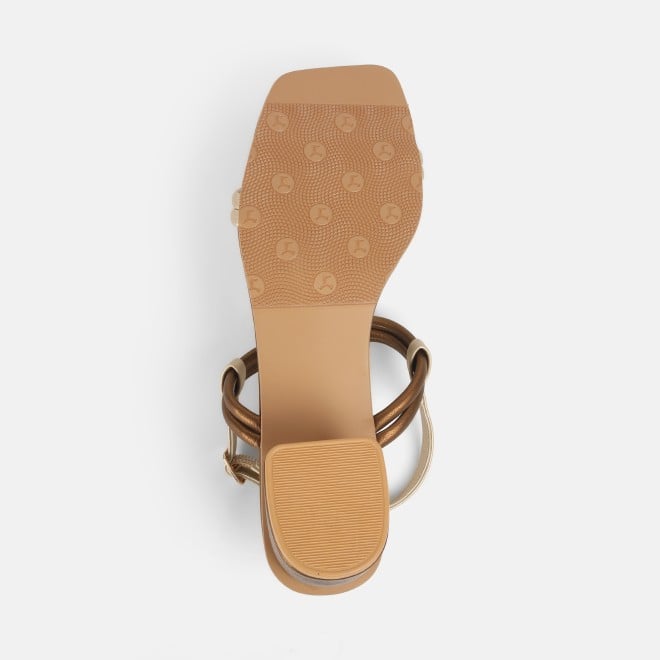 Mochi Women Antic-gold Casual Sandals (SKU: 40-346-28-36)