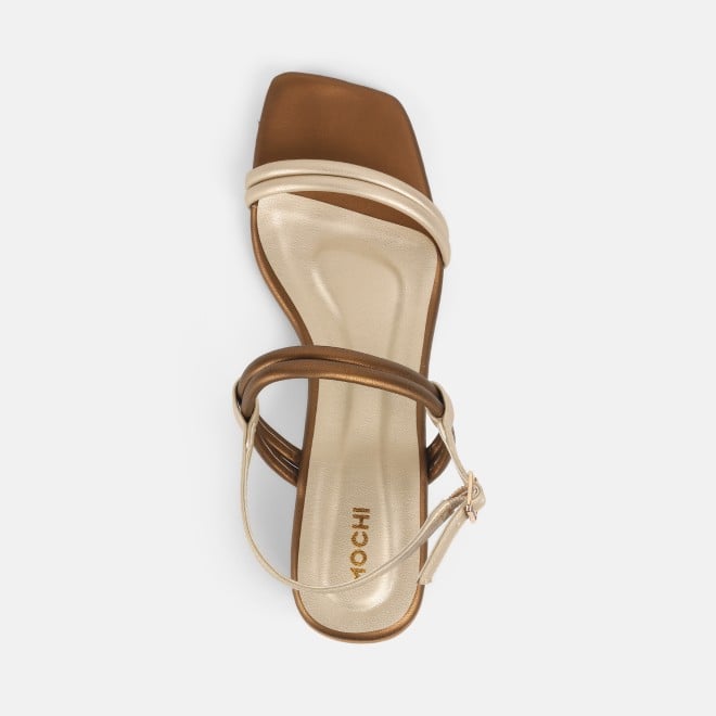 Mochi Women Antic-gold Casual Sandals (SKU: 40-346-28-36)
