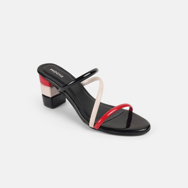 Mochi Women Black Casual Slip Ons