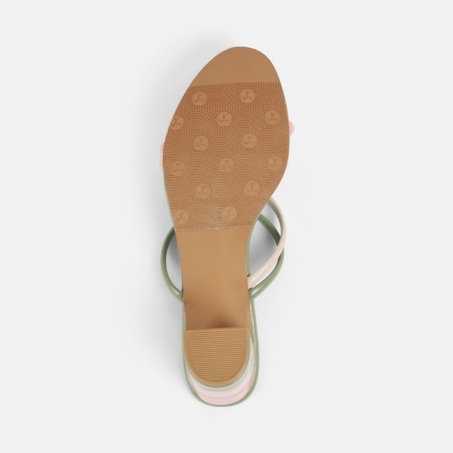 Mochi Women Green Casual Slip Ons (SKU: 40-349-21-36)