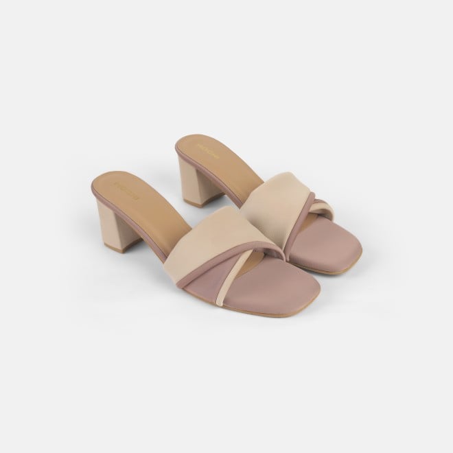 Mochi Women Beige Casual Slip Ons (SKU: 40-350-20-36)