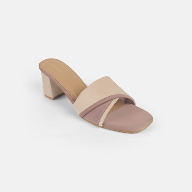 Mochi Women Beige Casual Slip Ons (SKU: 40-350-20-36)