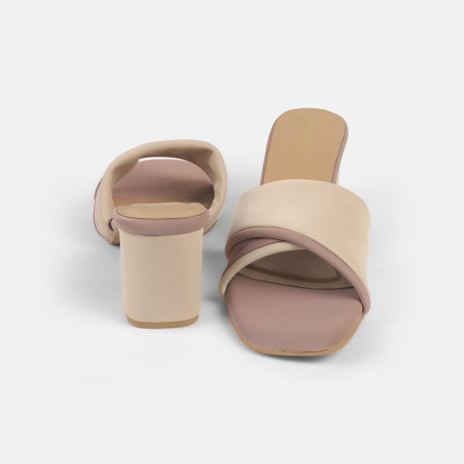 Mochi Women Beige Casual Slip Ons (SKU: 40-350-20-36)