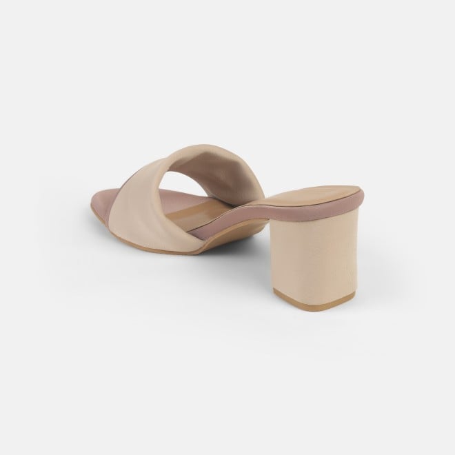 Mochi Women Beige Casual Slip Ons (SKU: 40-350-20-36)