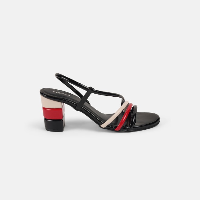 Mochi Women Black Casual Sandals (SKU: 40-351-11-36)