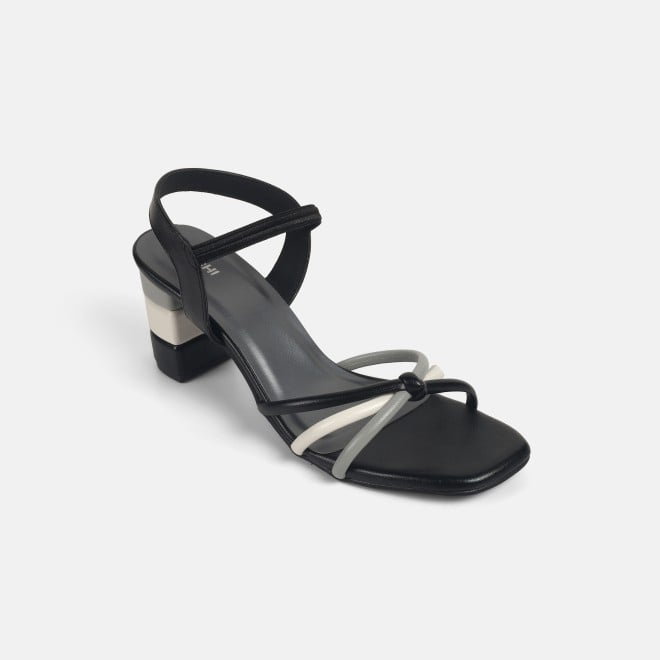Mochi Women Black Casual Sandals