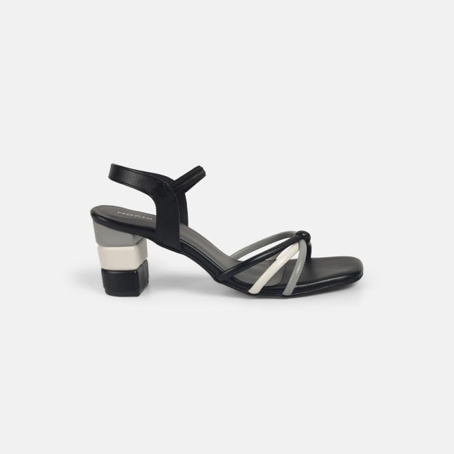 Mochi Women Black Casual Sandals (SKU: 40-352-11-36)