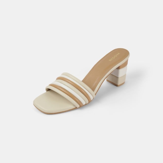 Mochi Women Beige Casual Slip Ons (SKU: 40-353-20-36)
