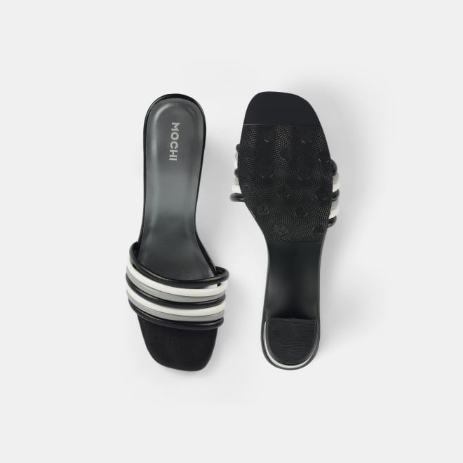 Mochi Women Black Casual Slip Ons (SKU: 40-353-11-36)