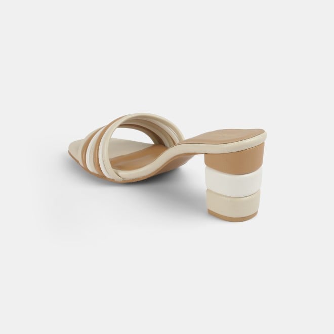 Mochi Women Beige Casual Slip Ons (SKU: 40-353-20-36)