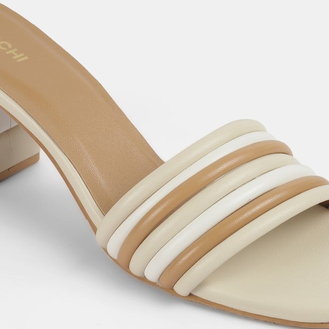 Mochi Women Beige Casual Slip Ons (SKU: 40-353-20-36)