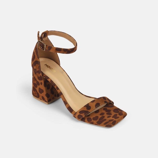 Mochi Women Tan Party Sandals (SKU: 40-358-23-36)