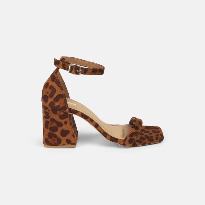Mochi Women Tan Party Sandals (SKU: 40-358-23-36)