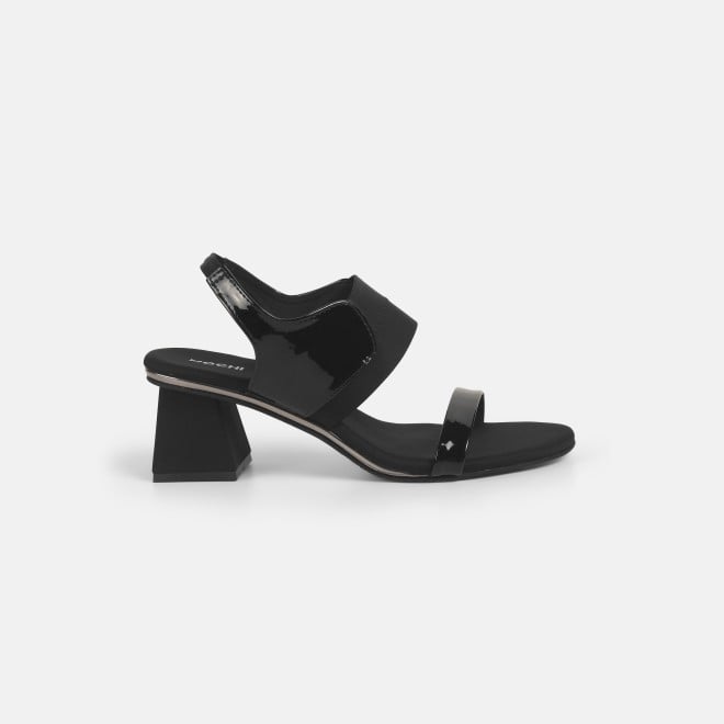 Mochi Women Black Casual Sandals (SKU: 40-371-11-36)