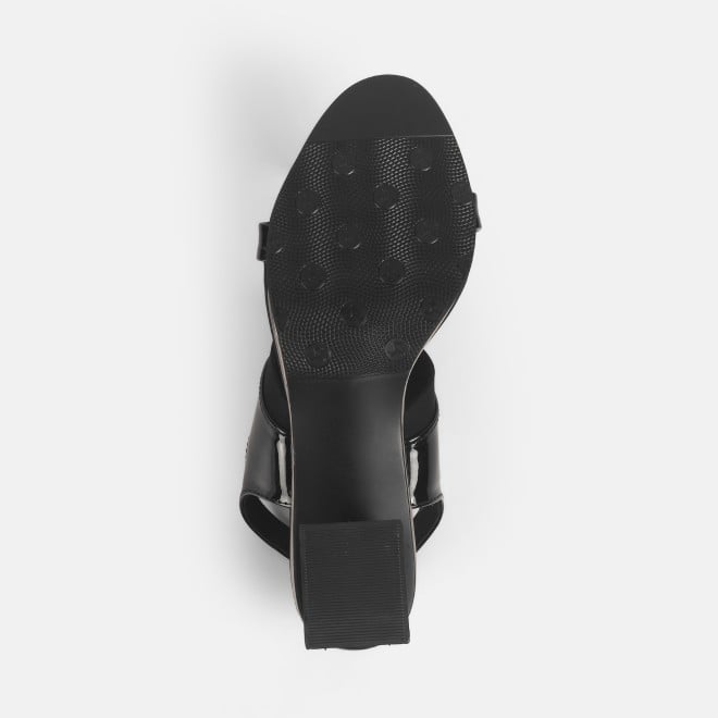 Mochi Women Black Casual Sandals (SKU: 40-371-11-36)