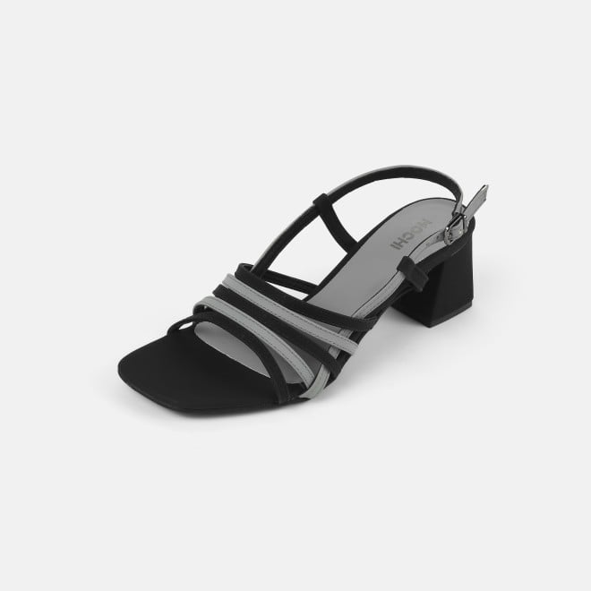 Mochi Women Black Casual Sandals (SKU: 40-373-11-36)