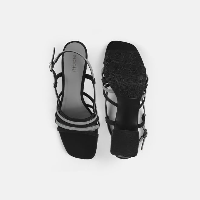 Mochi Women Black Casual Sandals (SKU: 40-373-11-36)