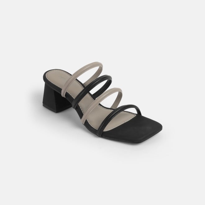 Mochi Women Black Casual Slip Ons