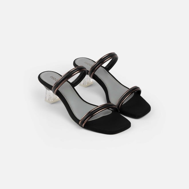 Mochi Women Black Casual Slip Ons (SKU: 40-402-11-36)