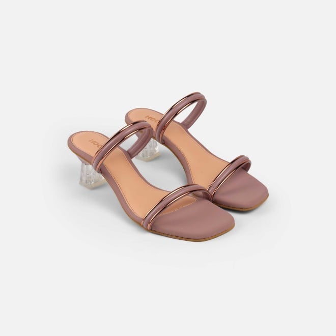 Mochi Women Peach Casual Slip Ons (SKU: 40-402-80-36)
