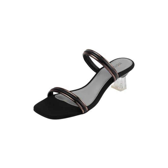 Mochi Women Black Casual Slip Ons (SKU: 40-402-11-36)