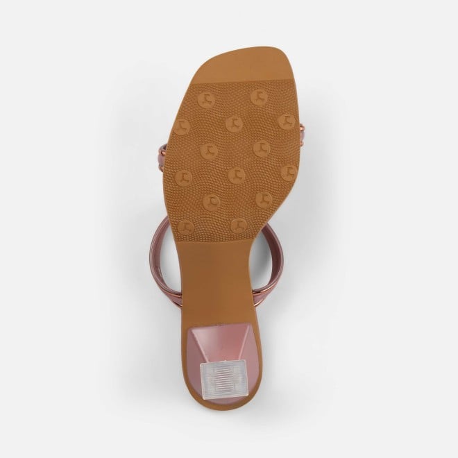 Mochi Women Peach Casual Slip Ons (SKU: 40-402-80-36)