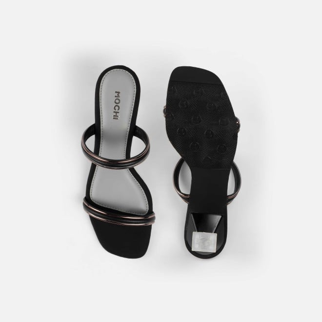 Mochi Women Black Casual Slip Ons (SKU: 40-402-11-36)