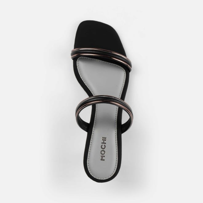 Mochi Women Black Casual Slip Ons (SKU: 40-402-11-36)