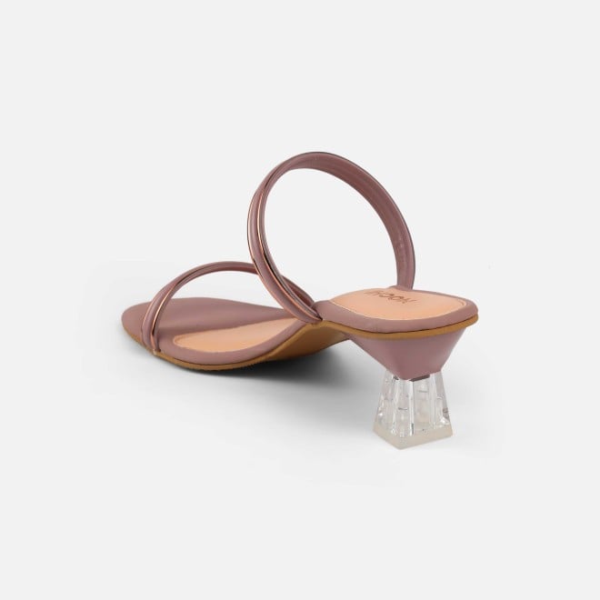 Mochi Women Peach Casual Slip Ons (SKU: 40-402-80-36)