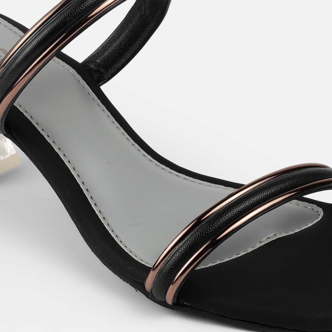 Mochi Women Black Casual Slip Ons (SKU: 40-402-11-36)
