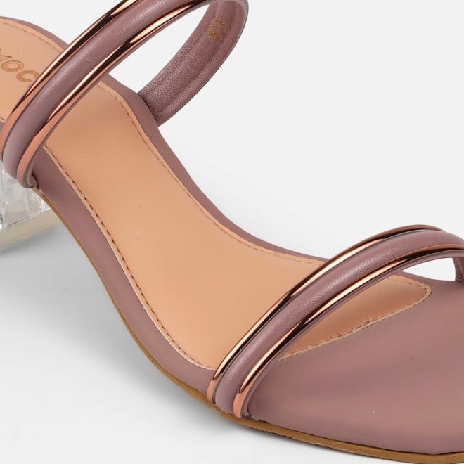 Mochi Women Peach Casual Slip Ons (SKU: 40-402-80-36)