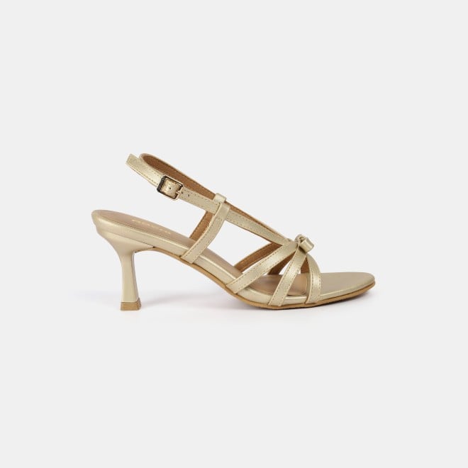 Mochi Women Gold Casual Sandals (SKU: 40-405-15-36)
