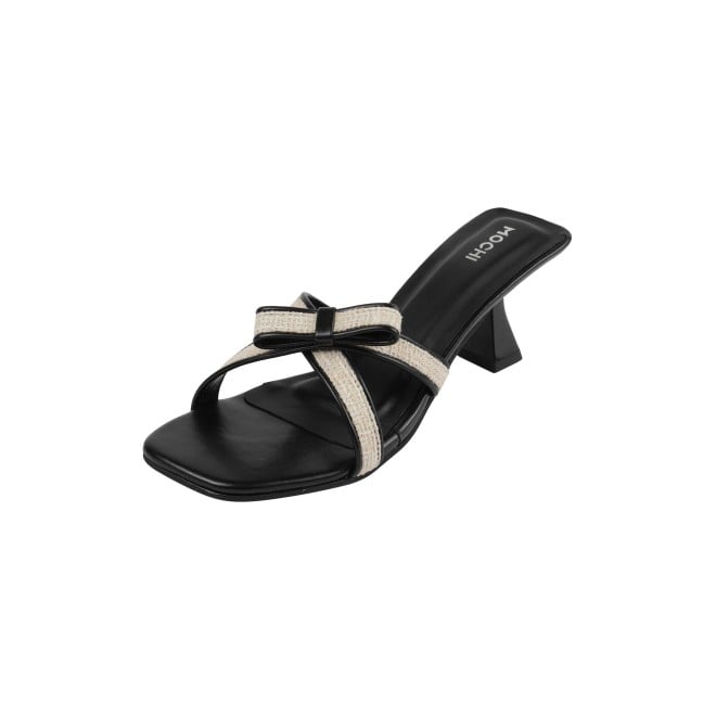 Mochi Women Black Casual Slip Ons (SKU: 40-408-11-36)