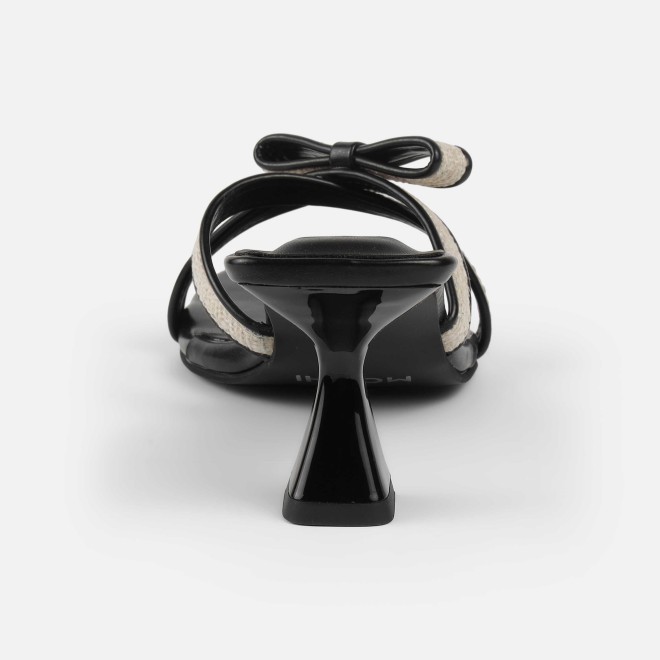 Mochi Women Black Casual Slip Ons (SKU: 40-408-11-36)