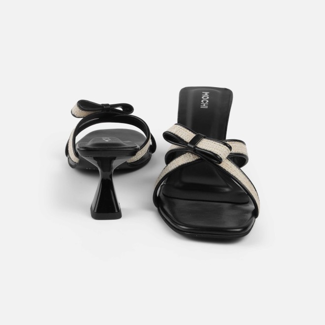 Mochi Women Black Casual Slip Ons (SKU: 40-408-11-36)