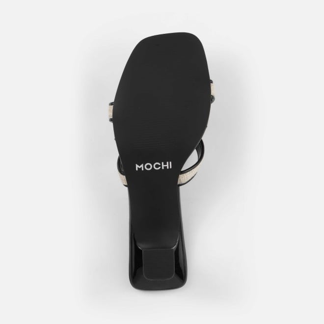 Mochi Women Black Casual Slip Ons (SKU: 40-408-11-36)