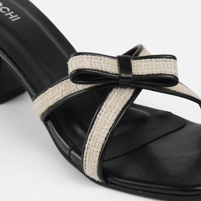 Mochi Women Black Casual Slip Ons (SKU: 40-408-11-36)