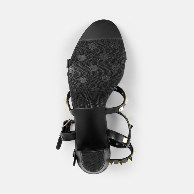 Mochi Women Black Casual Gladiators (SKU: 40-430-11-36)