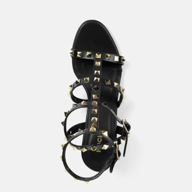 Mochi Women Black Casual Gladiators (SKU: 40-430-11-36)