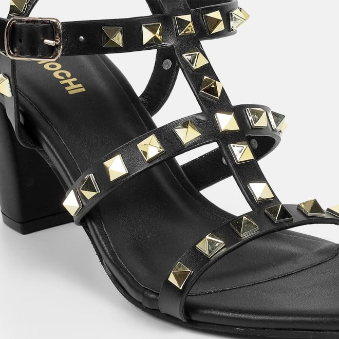 Mochi Women Black Casual Gladiators (SKU: 40-430-11-36)