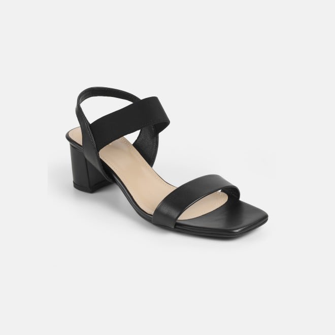 Mochi Women Black Casual Sandals
