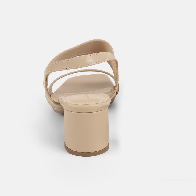 Mochi Women Beige Casual Sandals (SKU: 40-436-20-36)