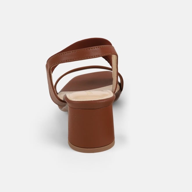 Mochi Women Tan Casual Sandals (SKU: 40-436-23-37)