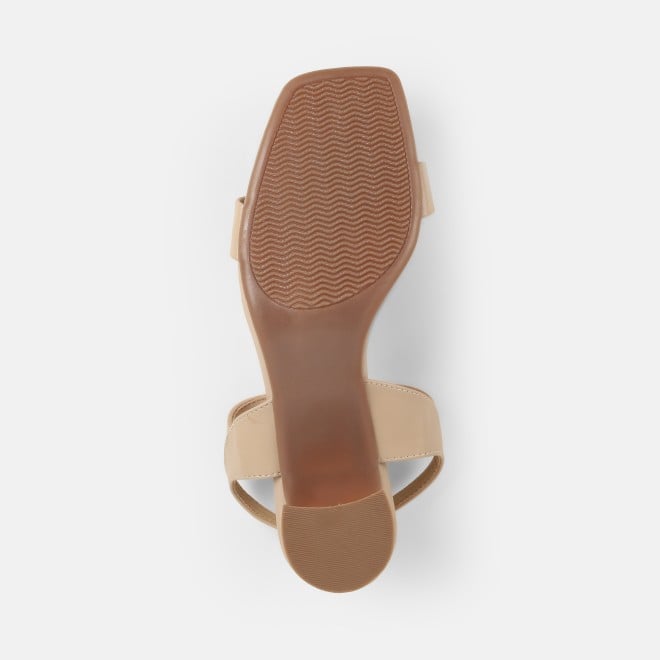 Mochi Women Beige Casual Sandals (SKU: 40-436-20-36)