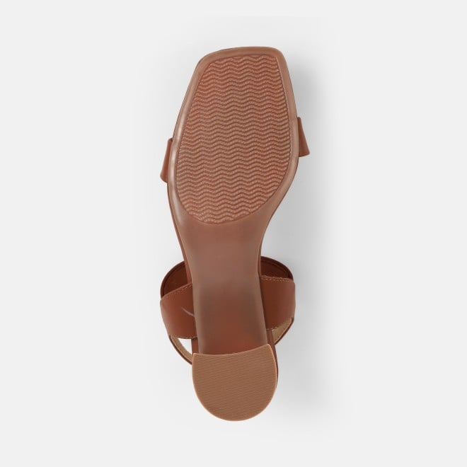 Mochi Women Tan Casual Sandals (SKU: 40-436-23-37)