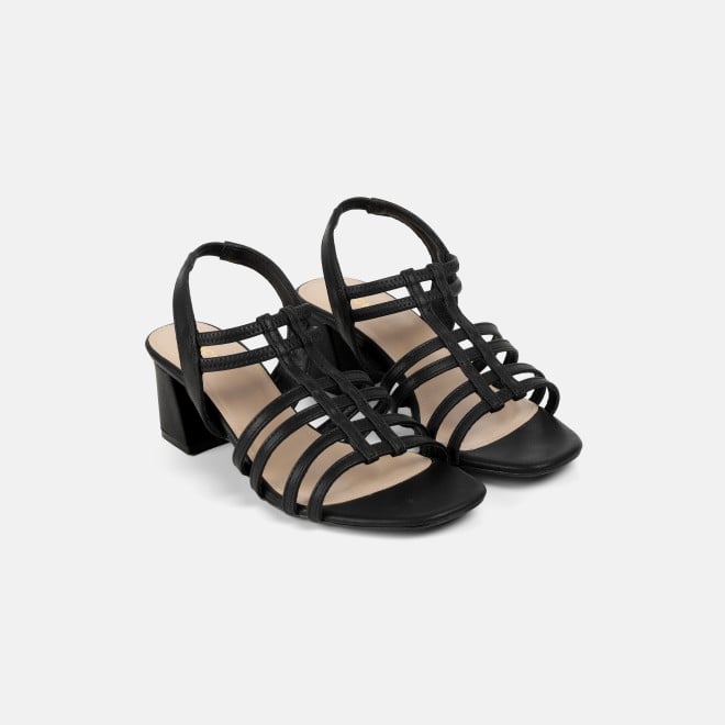 Mochi Women Black Casual Sandals (SKU: 40-438-11-36)