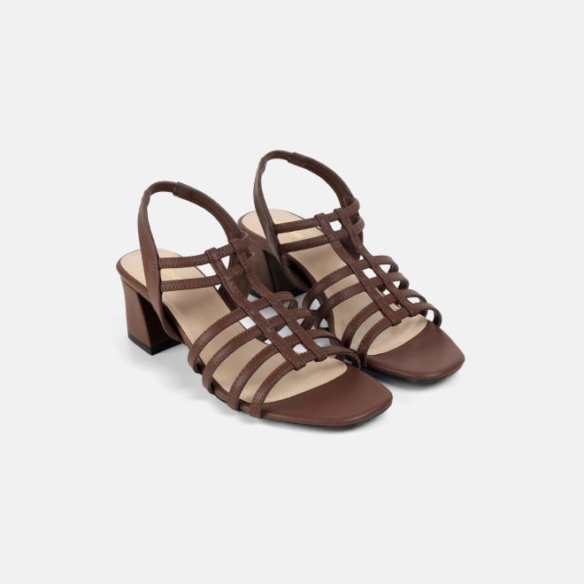 Mochi Women Brown Casual Sandals (SKU: 40-438-12-36)
